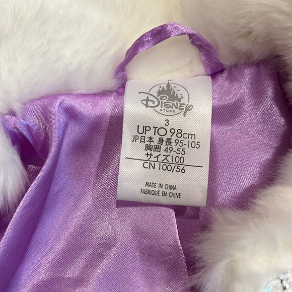 Disney Frozen faux fur coat 3T - Picture 6 of 7